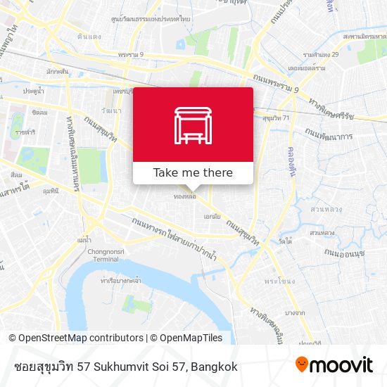 ซอยสุขุมวิท 57 Sukhumvit Soi 57 map