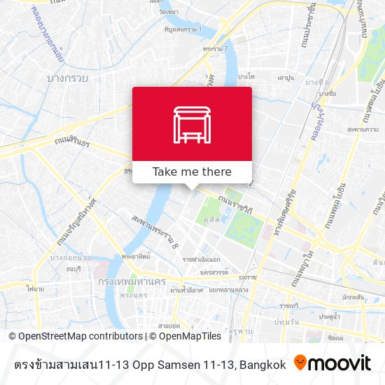 ตรงข้ามสามเสน11-13 Opp Samsen 11-13 map