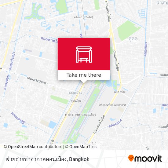 ฝ่ายช่างท่าอากาศดอนเมือง map