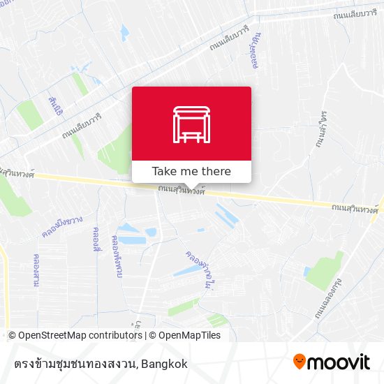 ตรงข้ามชุมชนทองสงวน map