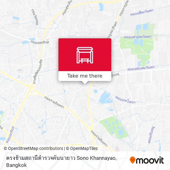 ตรงข้ามสถานีตำรวจคันนายาว Sono Khannayao map