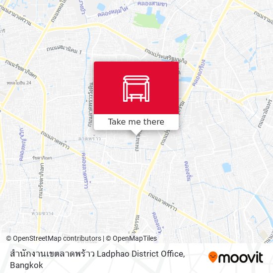 สำนักงานเขตลาดพร้าว Ladphao District Office map