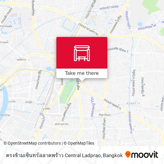 ตรงข้ามเซ็นทรัลลาดพร้าว  Central Ladprao map