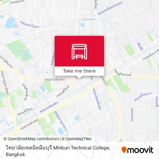 วิทยาลัยเทคนิคมีนบุรี Minburi Technical College map