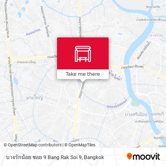 บางรักน้อย ซอย 9 Bang Rak Soi 9 map