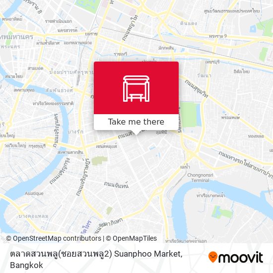 ตลาดสวนพลู(ซอยสวนพลู2) Suanphoo Market map