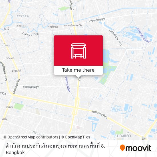 สำนักงานประกันสังคมกรุงเทพมหานครพื้นที่ 8 map