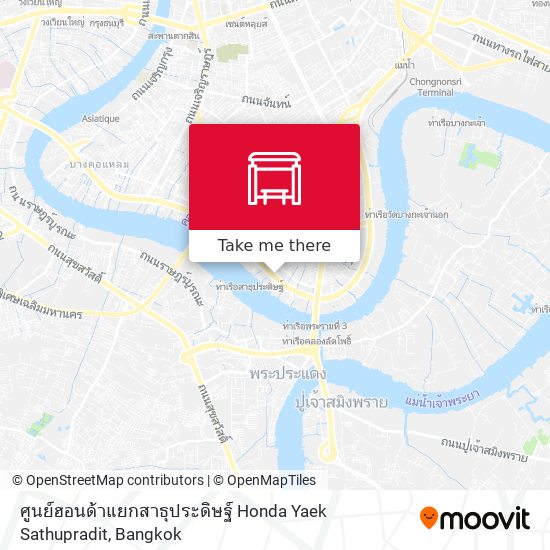 ศูนย์ฮอนด้าแยกสาธุประดิษฐ์ Honda Yaek Sathupradit map