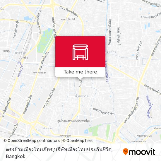ตรงข้ามเมืองไทยภัทร,บริษัทเมืองไทยประกันชีวิต map