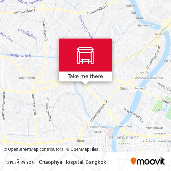 รพ.เจ้าพระยา Chaophya Hospital map