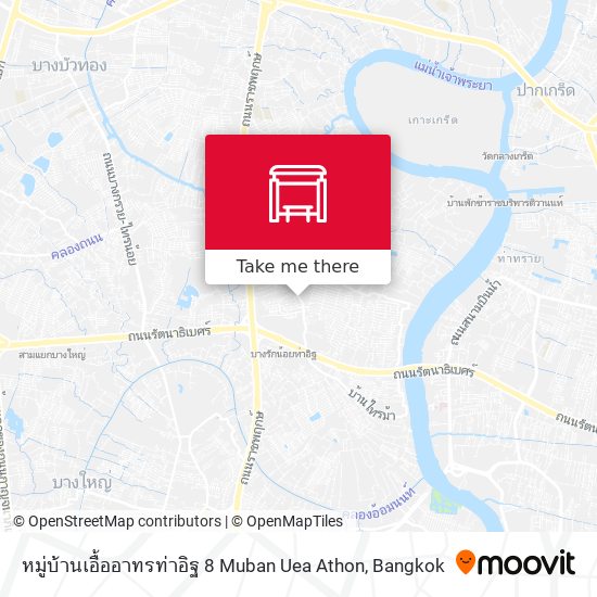 หมู่บ้านเอื้ออาทรท่าอิฐ 8 Muban Uea Athon map