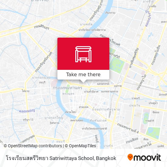 โรงเรียนสตรีวิทยา Satriwittaya School map