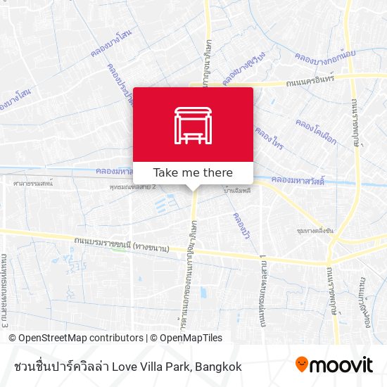 ชวนชื่นปาร์ควิลล่า Love Villa Park map