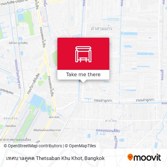 เทศบาลคูคต Thetsaban Khu Khot map