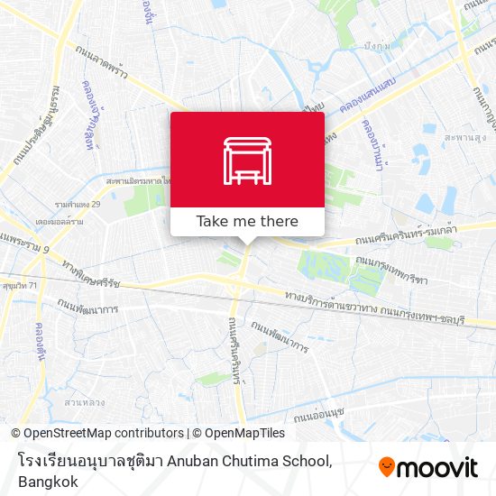 โรงเรียนอนุบาลชุติมา  Anuban Chutima School map