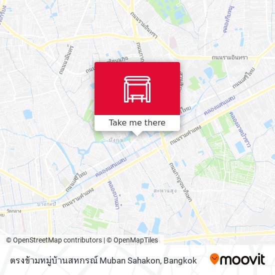 ตรงข้ามหมู่บ้านสหกรณ์ Muban Sahakon map