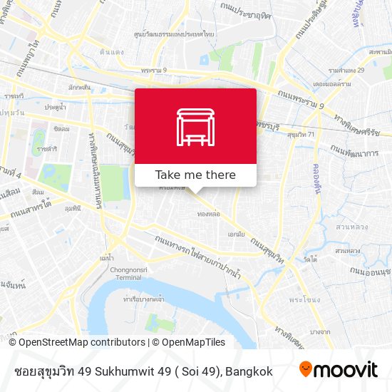 ซอยสุขุมวิท 49 Sukhumwit 49 ( Soi 49) map