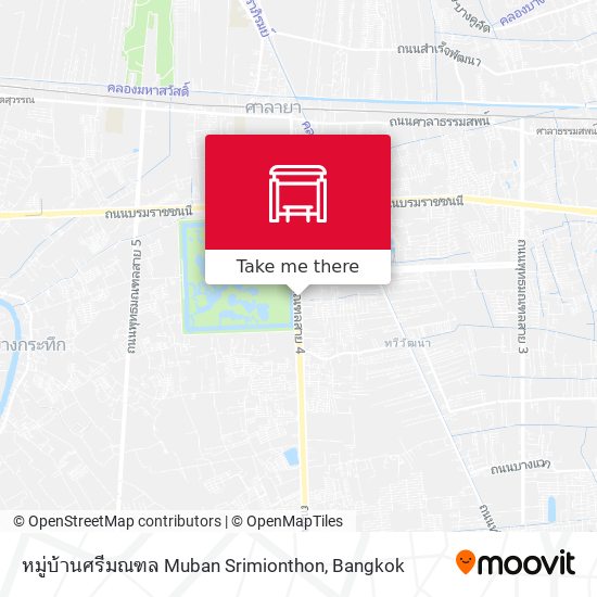 หมู่บ้านศรีมณฑล Muban Srimionthon map