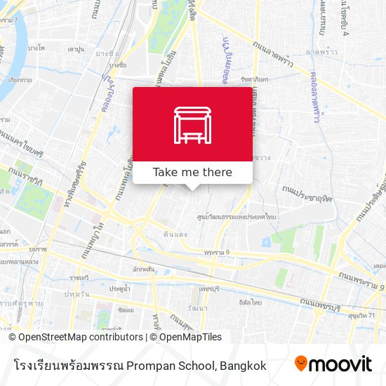 โรงเรียนพร้อมพรรณ Prompan School map