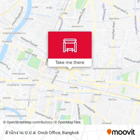 สำนักงาน ป.ป.ส. Oncb Office map