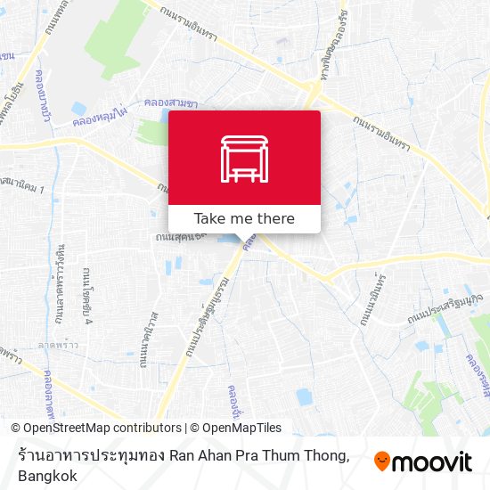 ร้านอาหารประทุมทอง Ran Ahan Pra Thum Thong map