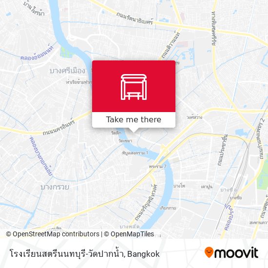 โรงเรียนสตรีนนทบุรี-วัดปากน้ำ map