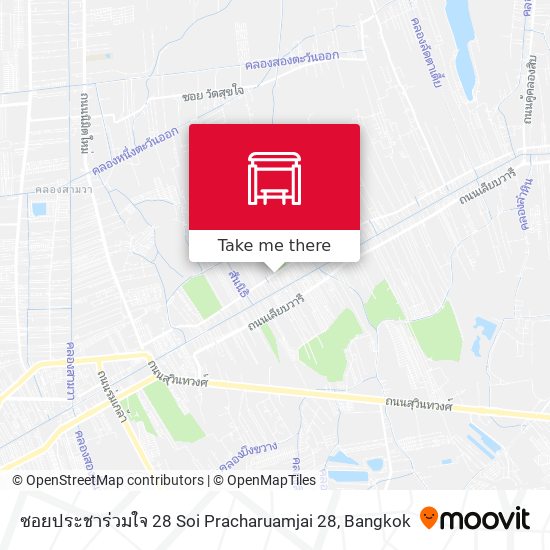 ซอยประชาร่วมใจ 28 Soi Pracharuamjai 28 map