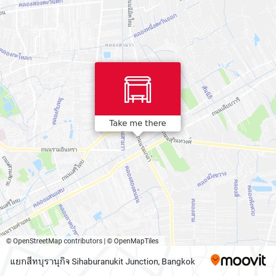 แยกสีหบุรานุกิจ Sihaburanukit Junction map