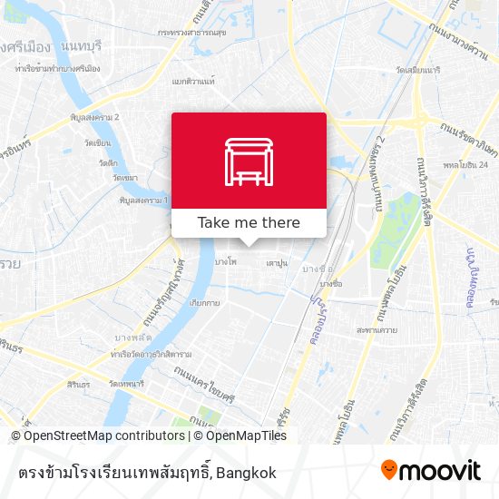 ตรงข้ามโรงเรียนเทพสัมฤทธิ์ map