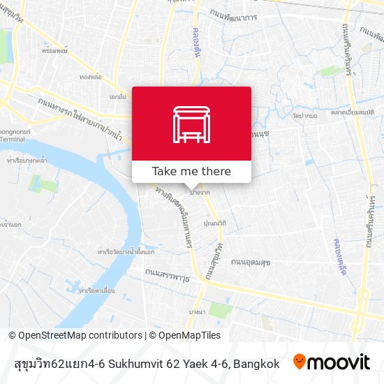 สุขุมวิท62แยก4-6 Sukhumvit 62 Yaek 4-6 map