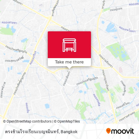 ตรงข้ามโรงเรียนเบญจมินทร์ map