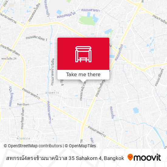 สหกรณ์4ตรงข้ามนาคนิวาส 35 Sahakorn 4 map