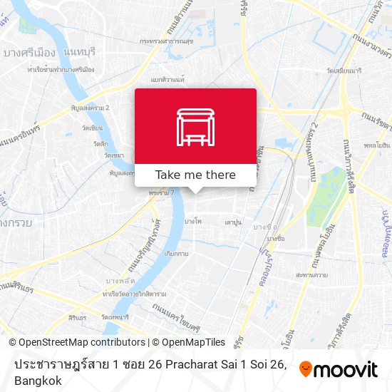 ประชาราษฎร์สาย 1 ซอย 26 Pracharat Sai 1 Soi 26 map