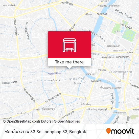 ซอยอิสรภาพ 33 Soi Isonphap 33 map