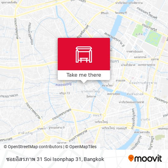ซอยอิสรภาพ 31 Soi Isonphap 31 map
