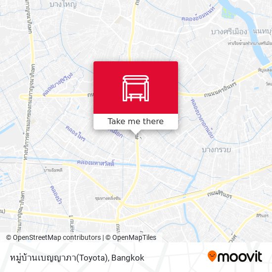 หมู่บ้านเบญญาภา(Toyota) map