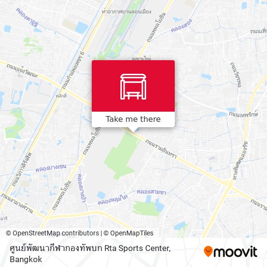 ศูนย์พัฒนากีฬากองทัพบก Rta Sports Center map