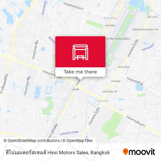 ฮีโน่มอเตอร์สเซลส์ Hino Motors Sales map