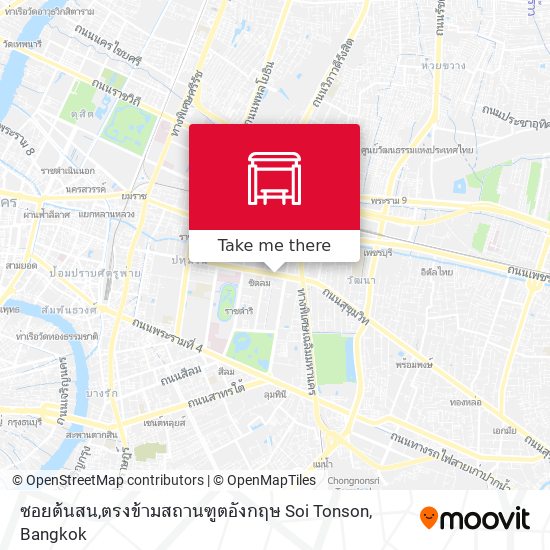 ซอยต้นสน,ตรงข้ามสถานฑูตอังกฤษ Soi Tonson map