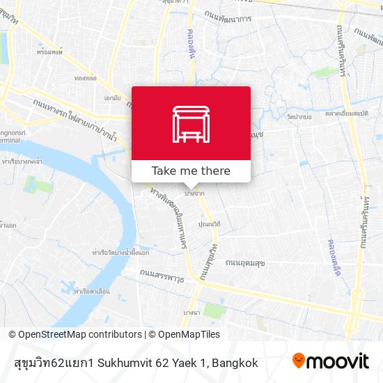 สุขุมวิท62แยก1 Sukhumvit 62 Yaek 1 map