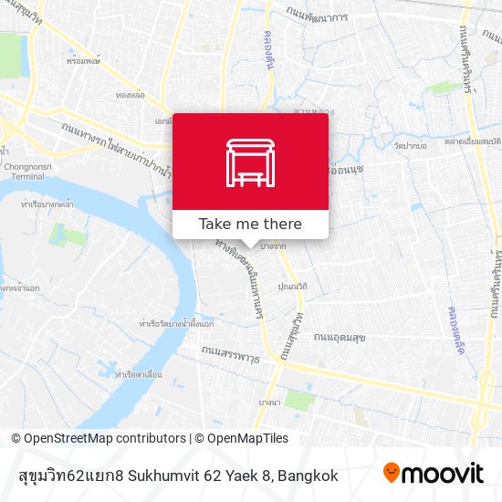 สุขุมวิท62แยก8 Sukhumvit 62 Yaek 8 map