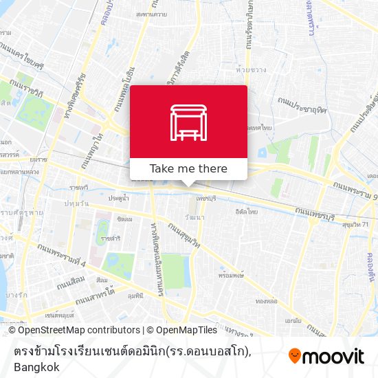 ตรงข้ามโรงเรียนเซนต์ดอมินิก(รร.ดอนบอสโก) map