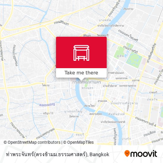 ท่าพระจันทร์(ตรงข้ามม.ธรรมศาสตร์) map