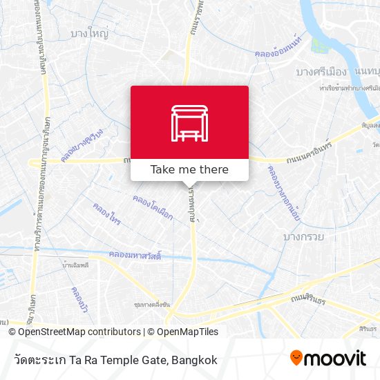 วัดตะระเก  Ta Ra Temple Gate map