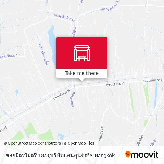 ซอยมิตรไมตรี 18 / 3,บริษัทแคนคุนจำกัด map