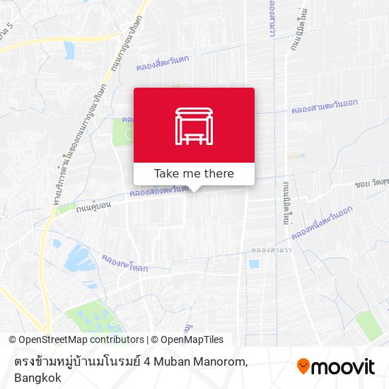 ตรงข้ามหมู่บ้านมโนรมย์ 4 Muban Manorom map