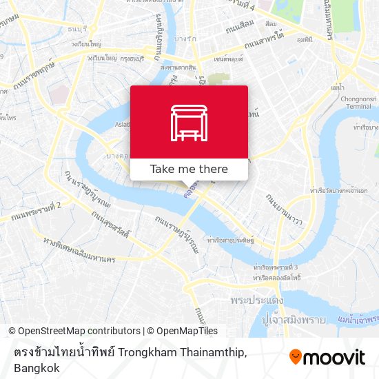 ตรงข้ามไทยน้ำทิพย์ Trongkham Thainamthip map