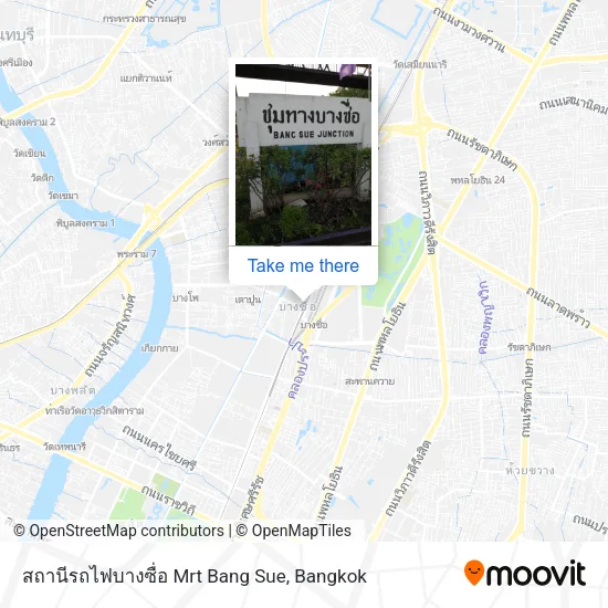 สถานีรถไฟบางซื่อ Mrt Bang Sue map
