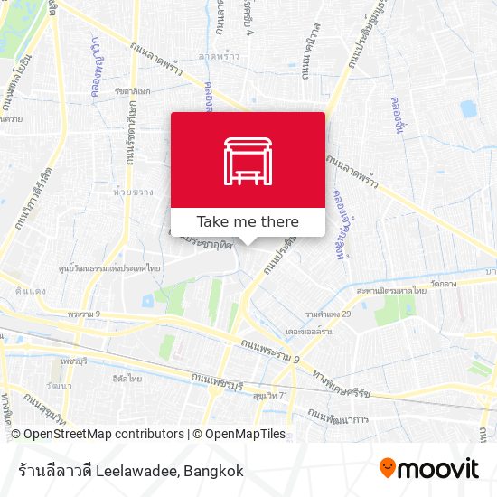 ร้านลีลาวดี Leelawadee map