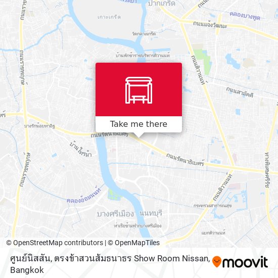 ศูนย์นิสสัน, ตรงข้าสวนส้มธนาธร Show Room Nissan map